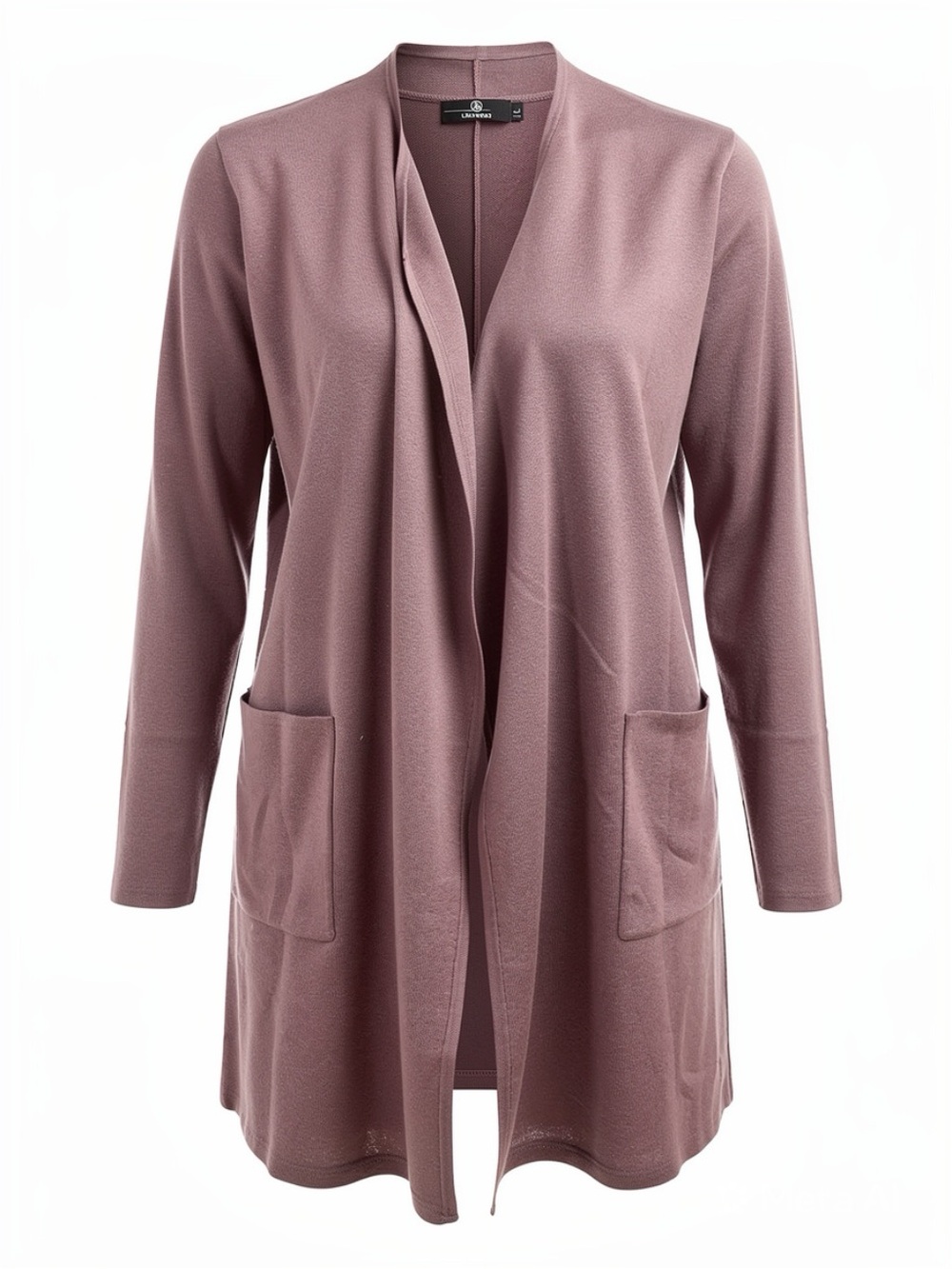 LILLUSORY  Sweater Cardigan in Dusty Plum